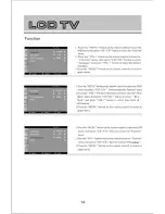 Preview for 14 page of Olevia SMT-320TD User Manual