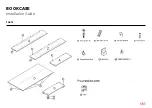 Предварительный просмотр 2 страницы OLG AXIS Caddy Bookcase 993W Installation Manual