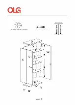 Предварительный просмотр 6 страницы OLG AXIS Caddy Bookcase 993W Installation Manual