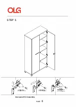 Предварительный просмотр 12 страницы OLG AXIS Caddy Bookcase 993W Installation Manual