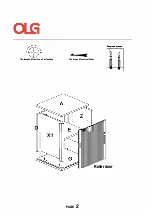 Предварительный просмотр 22 страницы OLG AXIS Caddy Bookcase 993W Installation Manual