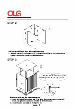 Предварительный просмотр 25 страницы OLG AXIS Caddy Bookcase 993W Installation Manual