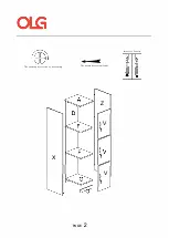 Предварительный просмотр 37 страницы OLG AXIS Caddy Bookcase 993W Installation Manual