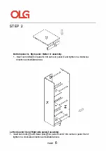 Предварительный просмотр 41 страницы OLG AXIS Caddy Bookcase 993W Installation Manual