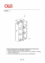 Предварительный просмотр 51 страницы OLG AXIS Caddy Bookcase 993W Installation Manual