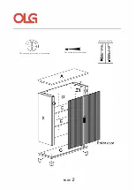 Предварительный просмотр 61 страницы OLG AXIS Caddy Bookcase 993W Installation Manual