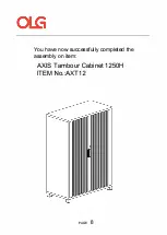 Предварительный просмотр 67 страницы OLG AXIS Caddy Bookcase 993W Installation Manual