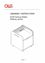 Предварительный просмотр 76 страницы OLG AXIS Caddy Bookcase 993W Installation Manual