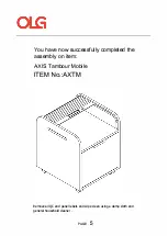 Предварительный просмотр 80 страницы OLG AXIS Caddy Bookcase 993W Installation Manual