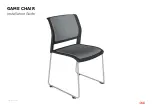 OLG Game Sled Chair with Upholstered Seat and Back Installation Manual предпросмотр