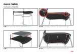 Предварительный просмотр 3 страницы OLG Game Sled Chair with Upholstered Seat and Back Installation Manual