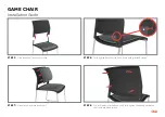 Предварительный просмотр 4 страницы OLG Game Sled Chair with Upholstered Seat and Back Installation Manual