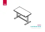 OLG Luxe Home Desk Assembly Instructions Manual предпросмотр