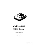 Предварительный просмотр 1 страницы Olicom ADSL Router A400A User Manual