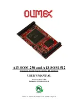 Предварительный просмотр 1 страницы OLIMEX 13-SOM-512 User Manual