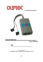 OLIMEX AVR-ISP500-ISO User Manual предпросмотр