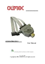 Предварительный просмотр 1 страницы OLIMEX AVR-ISP500-TINY User Manual