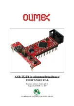 Preview for 1 page of OLIMEX AVR-T32U4 User Manual