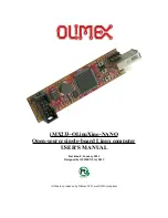 Preview for 1 page of OLIMEX iMX233-OLinuXino-NANO User Manual