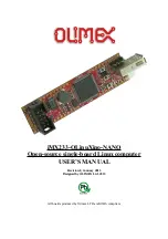 OLIMEX IMX233-OLX-NANO User Manual preview