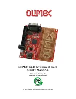 OLIMEX MSP430- P2618 User Manual preview