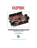 OLIMEX OLIMEXINO-32U4 User Manual preview