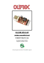 OLIMEX OLIMEXINO-85 User Manual preview