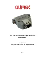 Preview for 1 page of OLIMEX PIC-MICRO-WEB User Manual