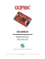 Предварительный просмотр 1 страницы OLIMEX PIC32-HMZ144 User Manual