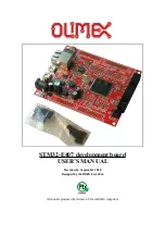 OLIMEX STM32-E407 User Manual preview