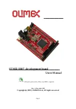 OLIMEX STM32-H107 User Manual preview