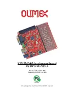 OLIMEX STM32-P405 User Manual preview