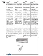 Предварительный просмотр 72 страницы Olimpia splendid AC QUADRI 28 HP HE Instructions For Installation, Use And Maintenance Manual