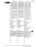 Предварительный просмотр 63 страницы Olimpia splendid AC TRIAL 26 HP HE Instructions For Installation, Use And Maintenance Manual