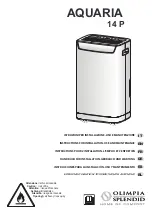 Olimpia splendid AQUARIA 14P Instructions For Installation, Use And Maintenance Manual preview