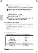 Preview for 76 page of Olimpia splendid AQUARIA SILENT 15 P Instructions For Installation, Use And Maintenance Manual