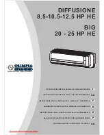 Предварительный просмотр 1 страницы Olimpia splendid BIG 20 HP HE Instructions For Installation, Use And Maintenance Manual