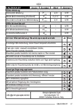 Preview for 47 page of Olimpia splendid CALDO EASY B Instructions For Installation, Use And Maintenance Manual