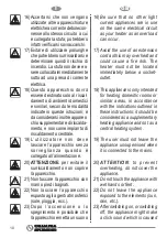 Preview for 10 page of Olimpia splendid CALDO HALOGEN 4 Instructions For Installation, Use And Maintenance Manual