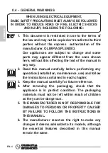 Предварительный просмотр 22 страницы Olimpia splendid Caldo Pop Instructions For Installation, Use And Maintenance Manual