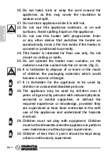 Предварительный просмотр 24 страницы Olimpia splendid Caldo Pop Instructions For Installation, Use And Maintenance Manual