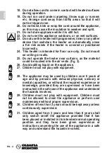 Preview for 20 page of Olimpia splendid Caldo Rock M Instructions For Use And Maintenance Manual