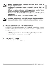 Preview for 27 page of Olimpia splendid Caldo Rock M Instructions For Use And Maintenance Manual