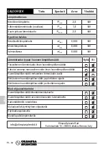 Preview for 148 page of Olimpia splendid Caldo Rock M Instructions For Use And Maintenance Manual