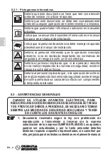 Preview for 70 page of Olimpia splendid CALDO SKY Instructions For Use And Maintenance Manual