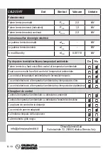 Preview for 286 page of Olimpia splendid CALDO SKY Instructions For Use And Maintenance Manual