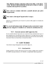 Preview for 21 page of Olimpia splendid CALDO TRENDY ST Instructions For Installation, Use And Maintenance Manual