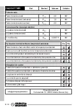 Preview for 286 page of Olimpia splendid CALDO UP T WIFI Instructions For Use And Maintenance Manual