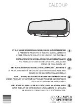 Preview for 1 page of Olimpia splendid CALDO UP Instructions For Installation, Use And Maintenance Manual