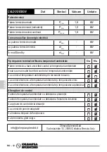 Preview for 124 page of Olimpia splendid CALDODESIGN Instructions For Use And Maintenance Manual